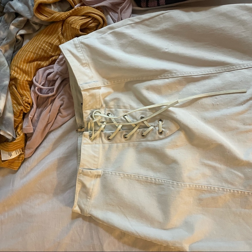 Forever 21 lace up skirt